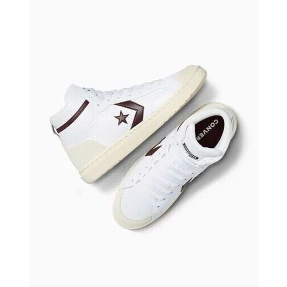 Converse Chuck Taylor All Star Pro Blaze Classic Mid Shoes Sneakers Egret Size 8 - Picture 4 of 7